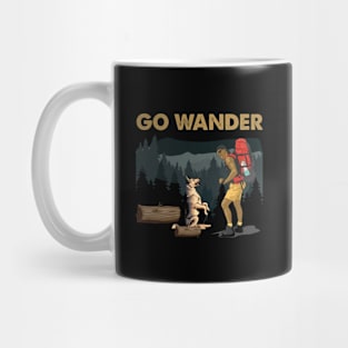 Go Wander a Dog Adventure Mug